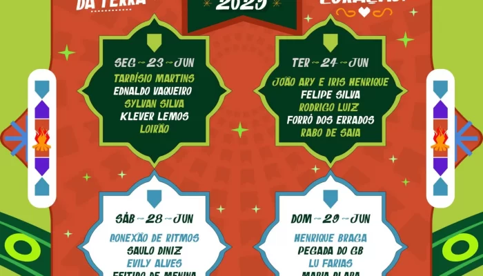 São João de Buenos Aires 2025 anuncia programação oficial com destaque para os artistas da terra