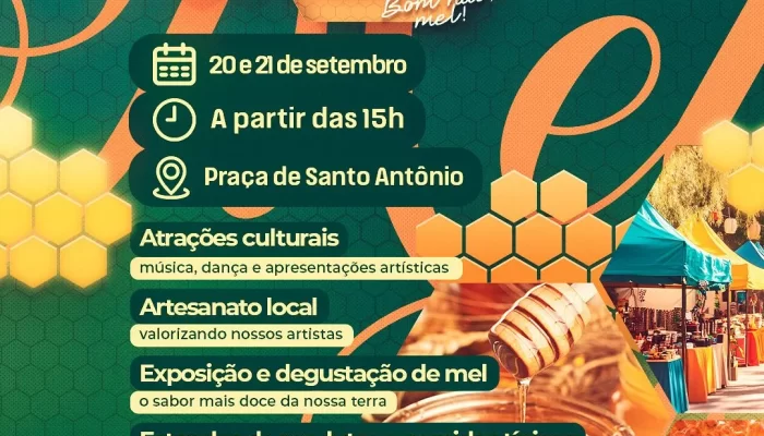 Feira de Tradições da Festa do Mel de Buenos Aires terá início às 15h