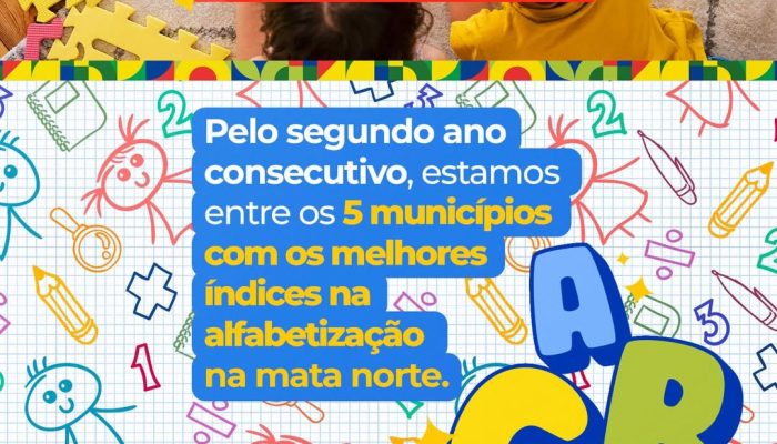 Educação em destaque: Buenos Aires segue entre os melhores índices de alfabetização da Mata Norte