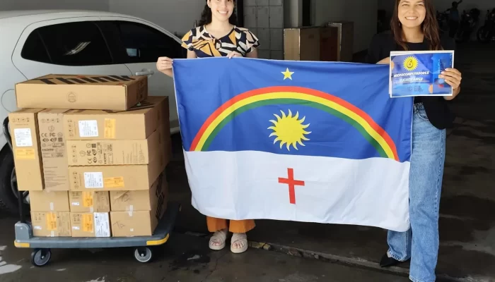 Prefeitura de Buenos Aires recebe computadores e kits para fortalecer salas de vacinação do PNI